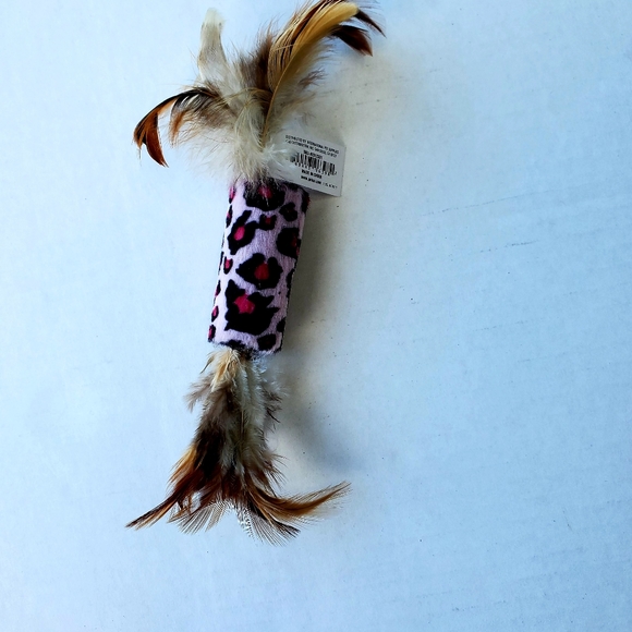 Cat 1st Christmas Holiday Stocking with toys - Picture 4 of 6